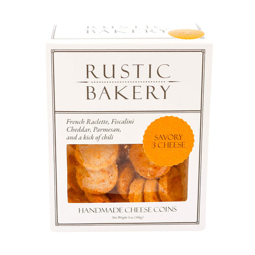Rustic Bakery Original Savory Cheese Coins, 5 oz