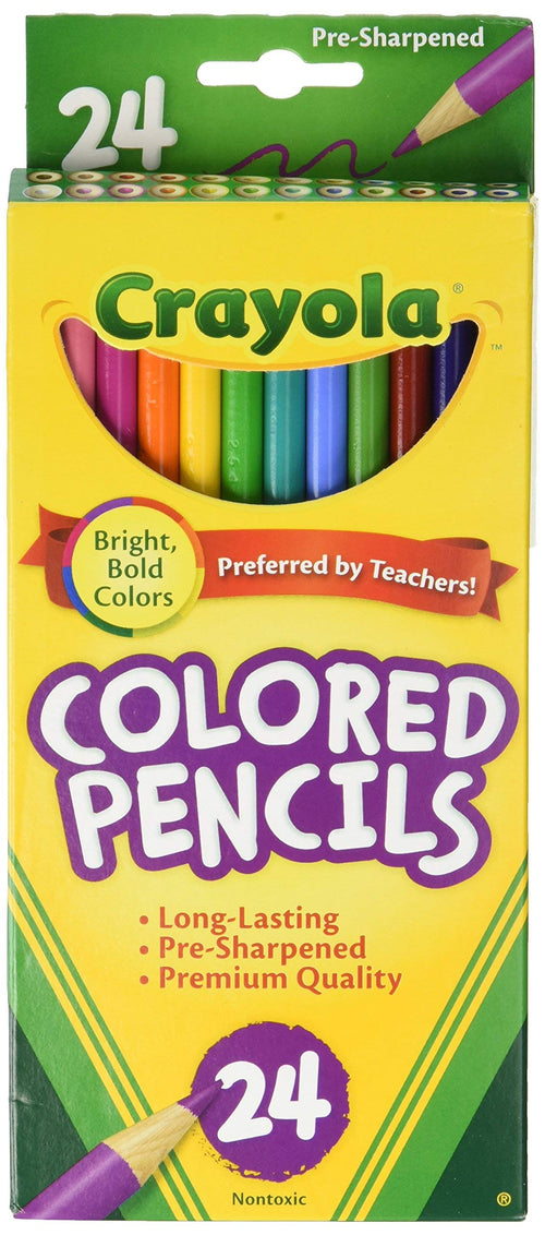 Crayola Colored Pencils, 24 Count (Pack of 2)