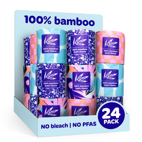 Bim Bam Boo Bamboo Toilet Paper, 2 Ply, 24 Rolls