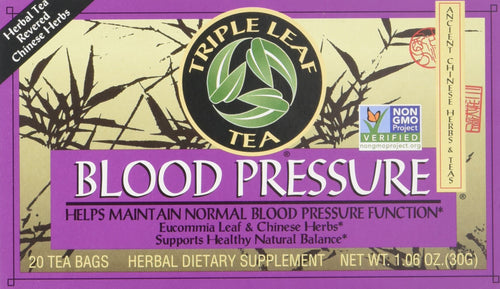 Triple Leaf Tea Blood Pressure Tea, 20 Bags (Pack of 3)
