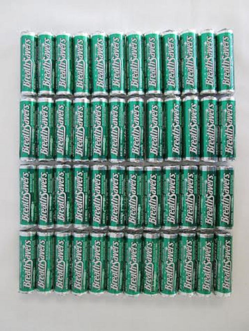 Breath Savers Wintergreen Mints, 0.75 oz Rolls (Pack of 48)