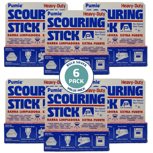 Pumie Pumice Stone for Toilet Cleaning (Pack of 6)