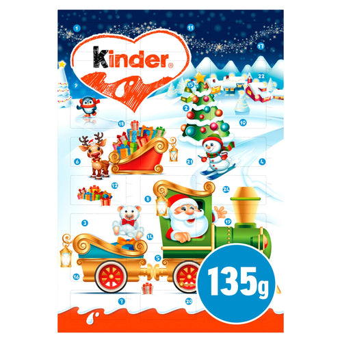 Kinder Chocolate Advent Calendar, 135 g