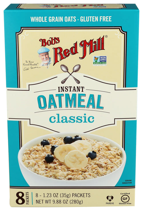 Bob's Red Mill Classic Oatmeal Packets, 8 Packets