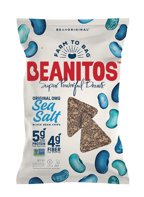 Beanitos Black Bean Chips with Sea Salt, 5 oz