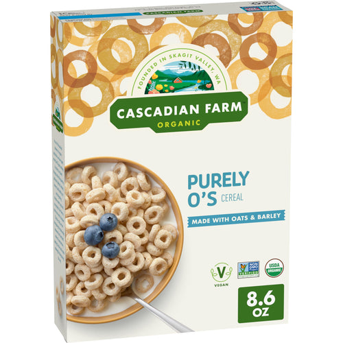 Cascadian Farm Purely O's Cereal, 8.6 oz (Pack of 12)