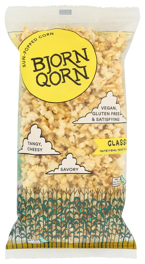 Bjornqorn Sun Popped Classic Popcorn, 3 oz