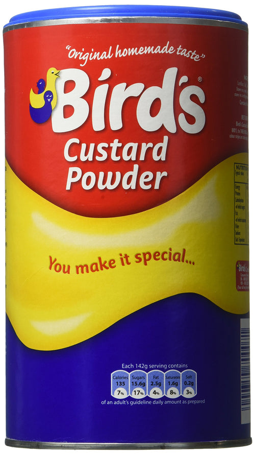 Bird's Vanilla Flavored Custard Powder, 600 g (Pack of 2)