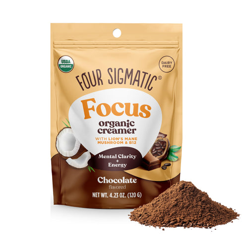Four Sigmatic Focus Chocolate Coffee Creamer, 4.23 oz