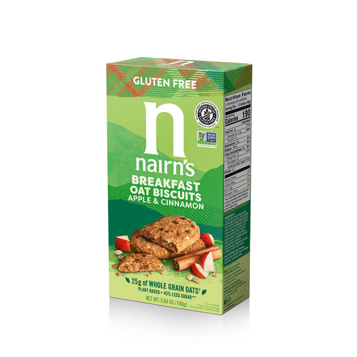 Nairn's Gluten-Free Apple & Cinnamon Breakfast Biscuits, 5.64 oz