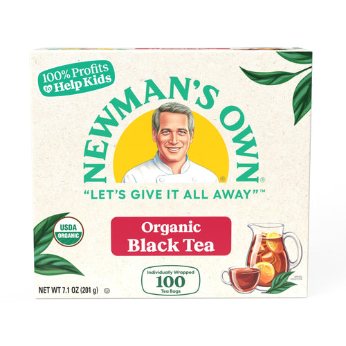 Newman's Own Organic Black Tea, 100 Bags