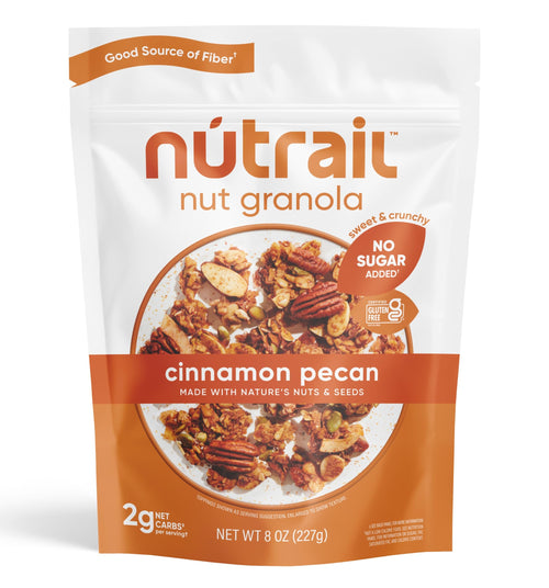 NuTrail Nut Granola Cereal, Cinnamon Pecan, 8 oz