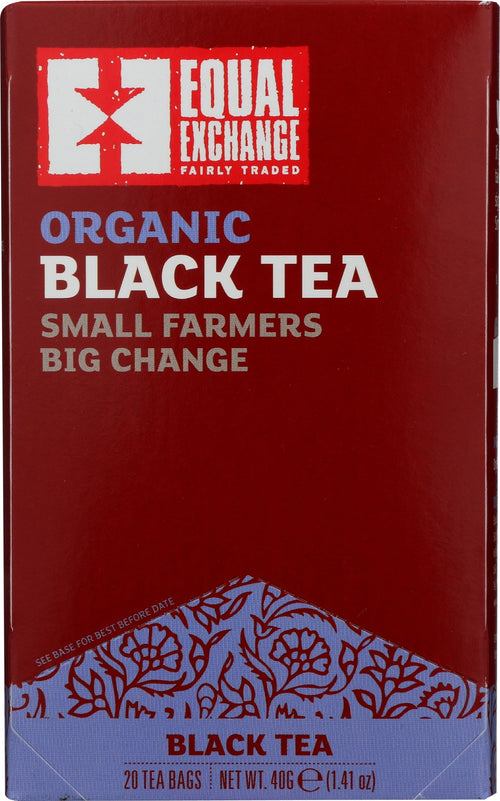 Equal Exchange Organic Black Tea, 20 Count