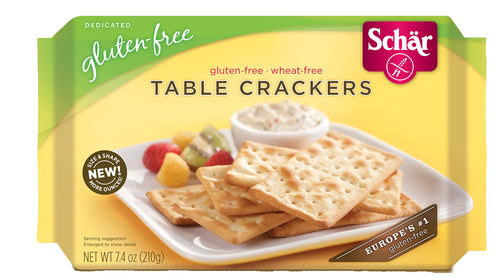 Schär Gluten-Free Table Crackers, 7.4 oz (Pack of 3)
