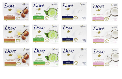 Dove Beauty Bar Soap Variety, Assorted Scents (Pack of 16)