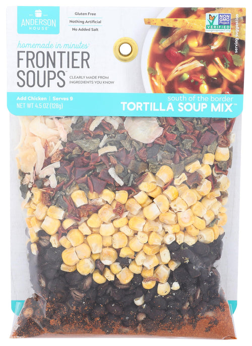 Frontier Soups Homemade in Minutes South of the Border Tortilla Soup Mix, 4.5 oz