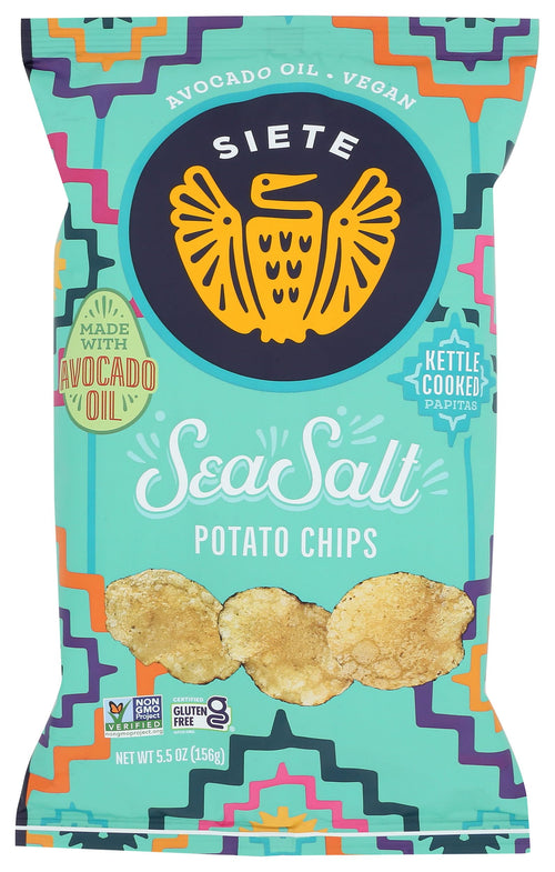 Siete Family Foods Sea Salt Potato Chips, 5.5 oz