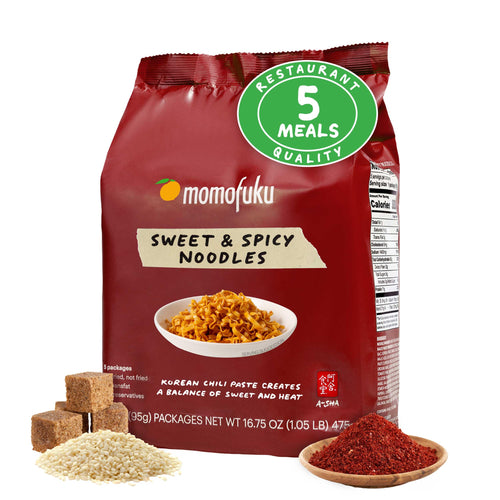 Momofuku Sweet & Spicy Ramen Noodles by David Chang, 15 Meals