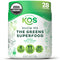 KOS Organic Super Greens Powder, Apple, 28 Servings