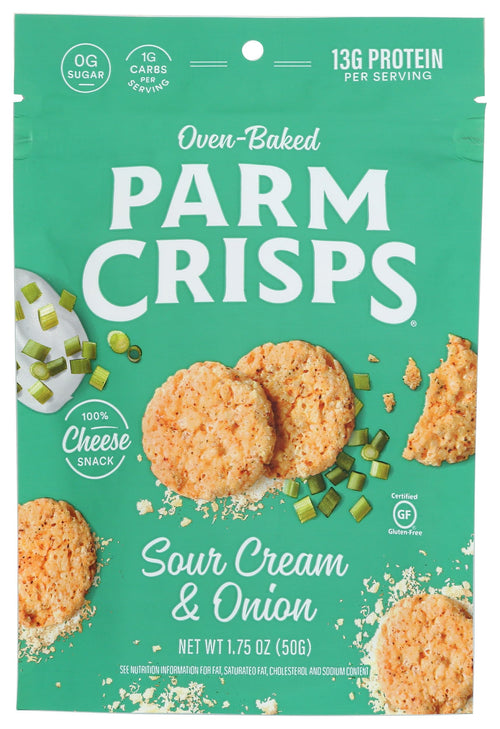 ParmCrisps Sour Cream & Onion Crisps, 1.75 oz