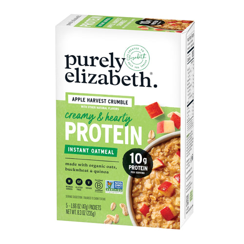 Purely Elizabeth Apple Harvest Crumble Instant Protein Oatmeal, 7.6 oz