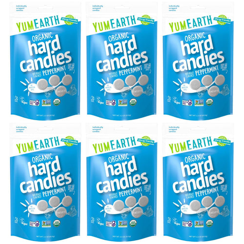 YumEarth Organic Wild Peppermint Drops Hard Candy