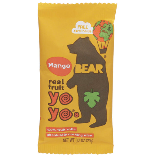 Bear Real Fruit Yoyos, Mango, 0.7 oz (Pack of 5)