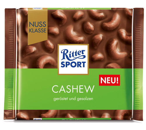 Ritter Sport Cashew Chocolate, 100 g (Pack of 2)