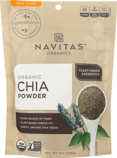 Navitas Organics Chia Powder, Organic, 8 oz