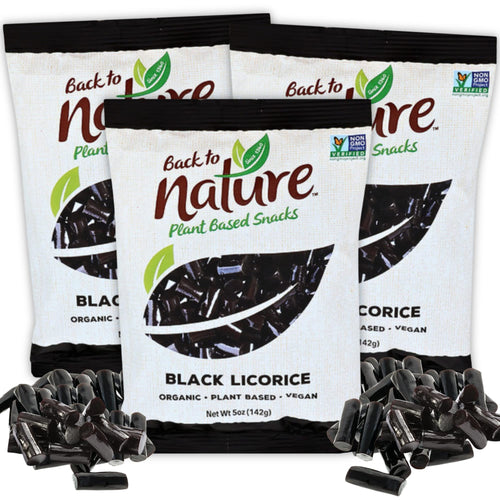 Black Licorice Bite Size Candy Shareable Bundle (Pack of 3)
