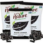Black Licorice Bite Size Candy Shareable Bundle (Pack of 3)