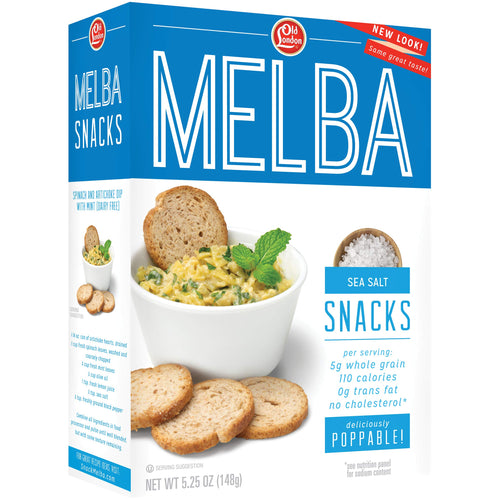 Old London Melba Snacks, Sea Salt, 5.25 oz