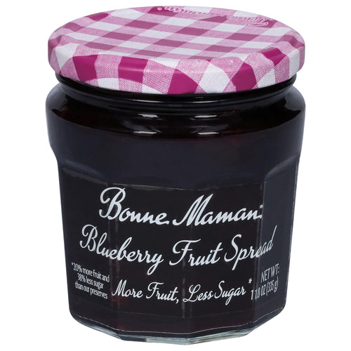 Bonne Maman More Fruit, Less Sugar Blueberry Fruit Spread, 11.8 oz