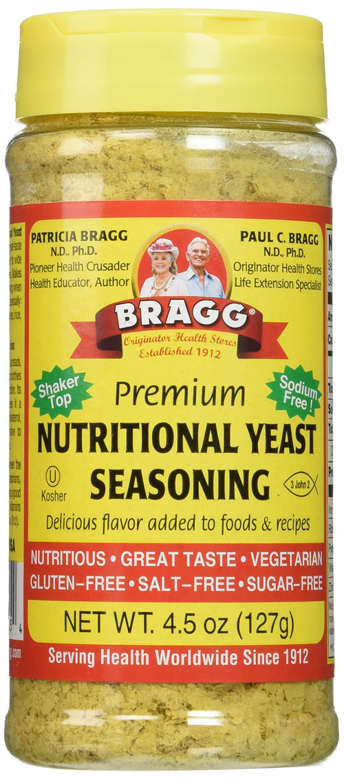 Bragg Nutritional Yeast, 4.5 oz (Pack of 2)