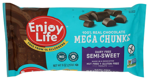 Enjoy Life Semisweet Chocolate Chunks, Gluten-Free, 9 oz