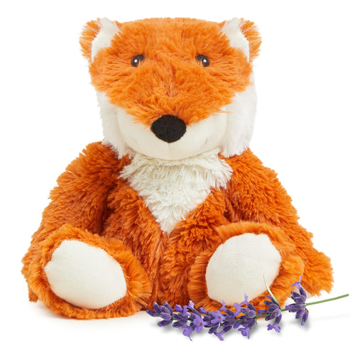 Warmies Microwavable Weighted Stuffed Animal, Fox