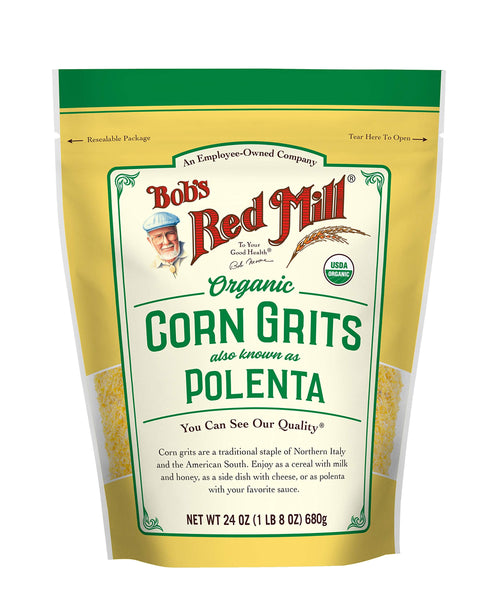 Bob's Red Mill Organic Corn Grits / Polenta, 24 oz