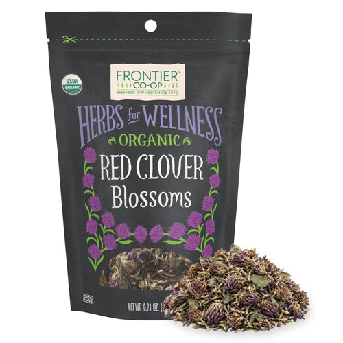 Frontier Co-op Organic Whole Red Clover Blossoms, 0.71 oz
