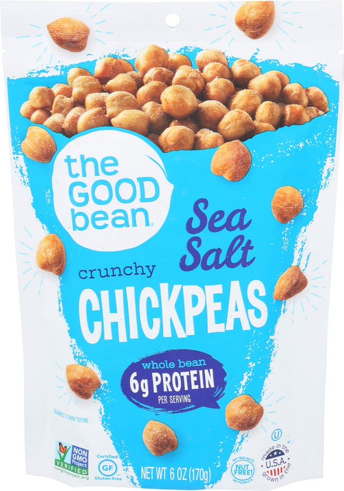 The Good Bean Sea Salt Chickpea Snack, 6 oz