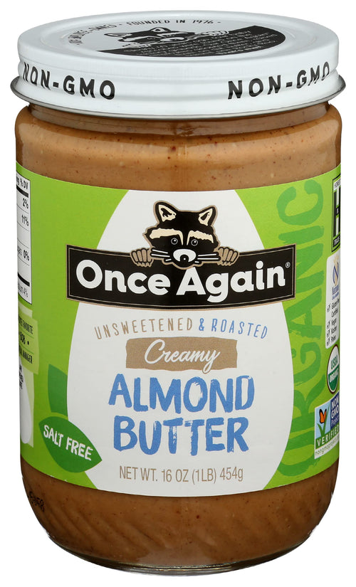 Once Again Organic Almond Butter, 16 oz