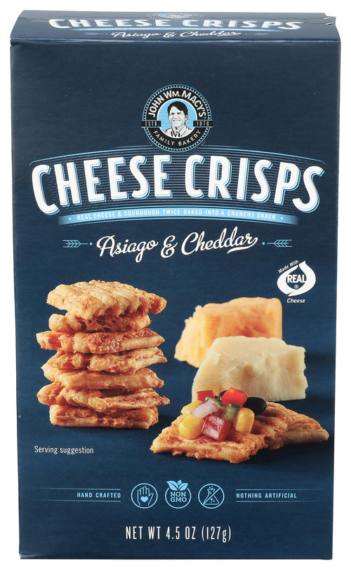 John Wm. Macy's Asiago CheeseCrisps, 4.5 oz