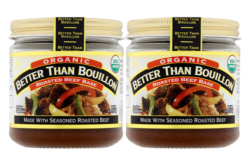 Better Than Bouillon Organic Roasted Beef Base, 8 oz (Pack of 2)
