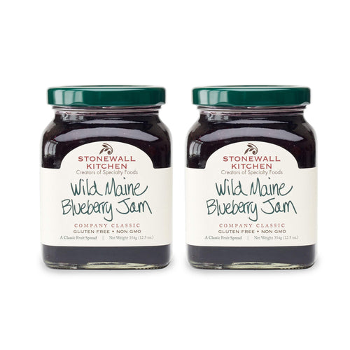 Stonewall Kitchen Wild Maine Blueberry Jam, 12.5 oz (Pack of 2)