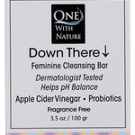 One With Nature Fragrance Free Intimate Cleansing Soap Bar, 3.5 oz