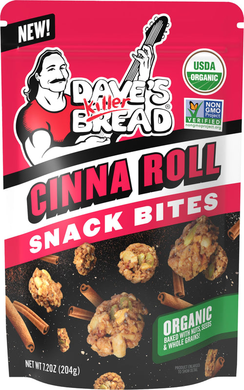 Dave's Killer Bread Cinna Roll Organic Snack Bites, 7.2 oz