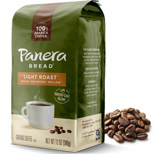 Panera Light Roast Ground Coffee, 12 oz