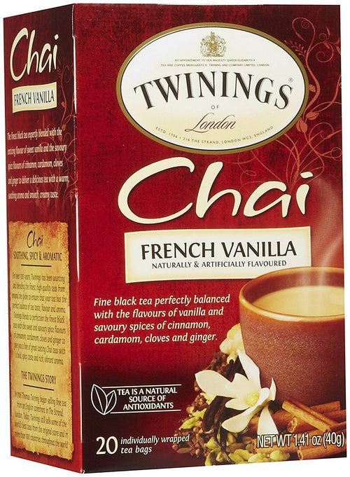 Twinings French Vanilla Chai Tea, 20 Bags