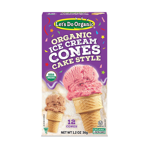 Let's Do Organic Mini Ice Cream Cones, 1.2 oz