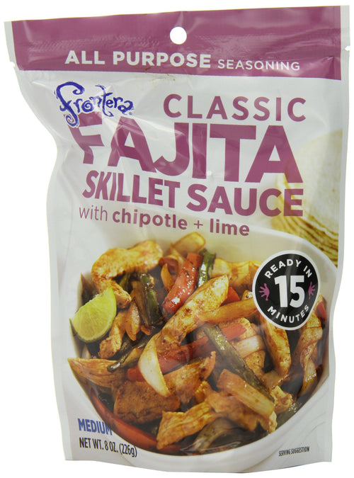 Frontera Fajita Skillet Sauce Pouch, 8 oz (Pack of 6)