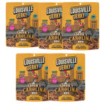 Louisville Jerky Co. Smoky Carolina BBQ Vegan Jerky, 3 oz (Pack of 5)